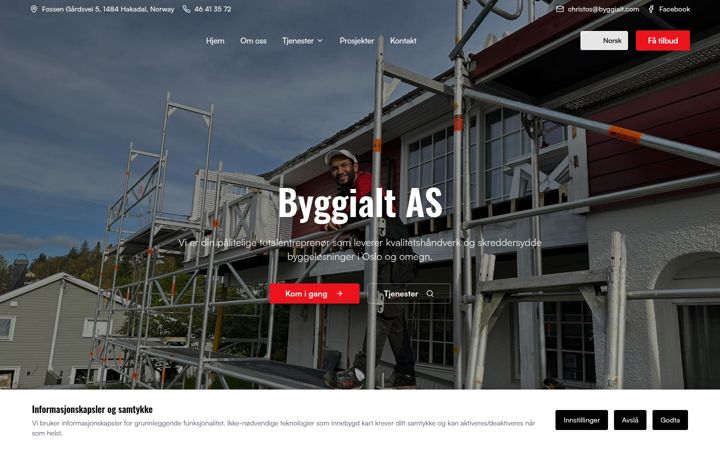 Screenshot of byggialt.com