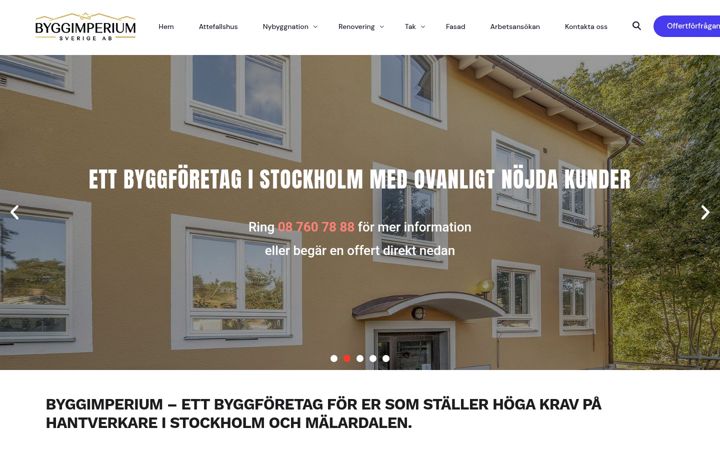 Skærmbillede af byggimperium.se
