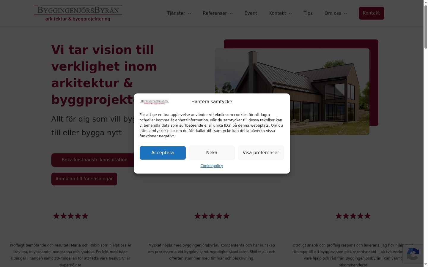 Zrzut ekranu banera zgody wyświetlanego przed jakąkolwiek interakcją