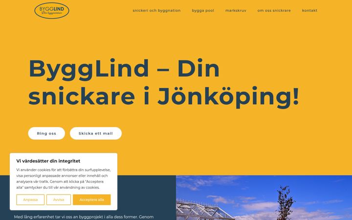 Zrzut ekranu bygglind.se