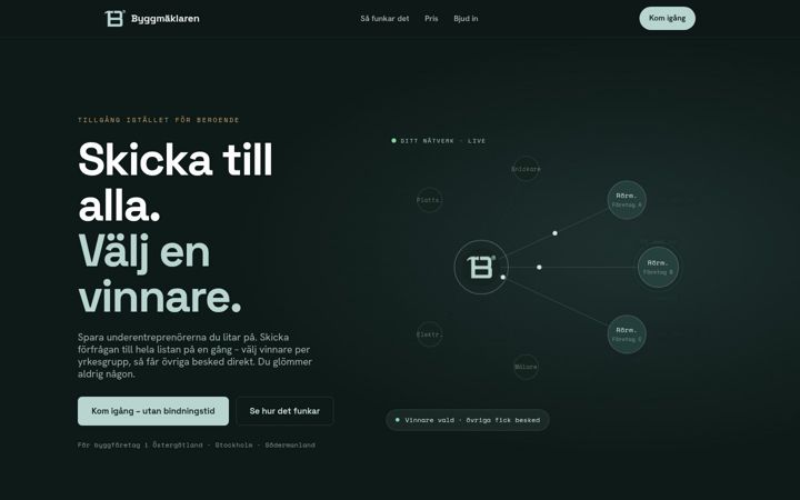 Zrzut ekranu byggmaklaren.se