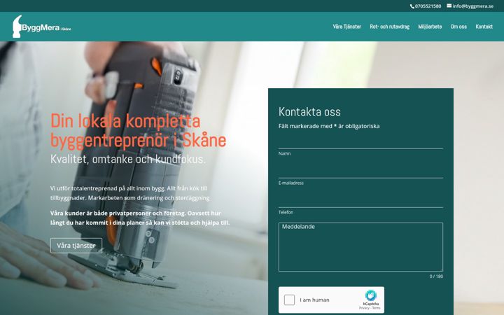 Zrzut ekranu byggmera.se