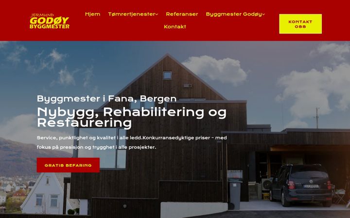 Screenshot of byggmester.no