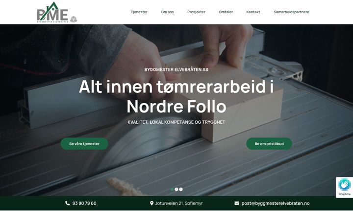 Ekrano kopija byggmesterelvebraten.no
