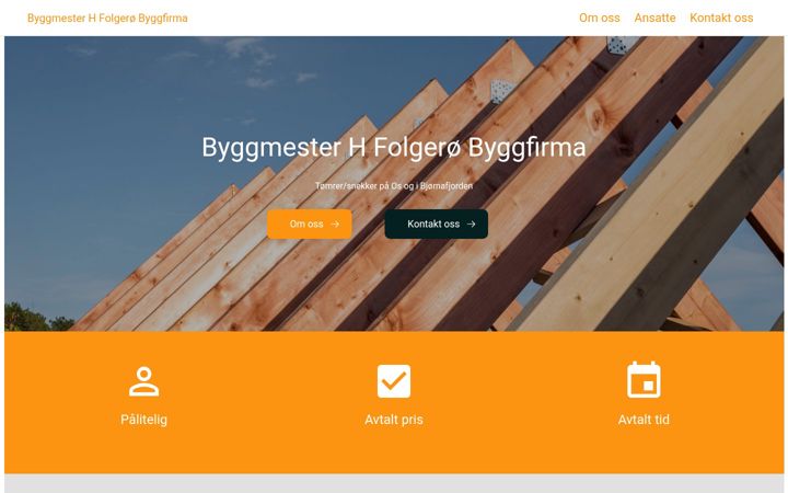Screenshot του byggmesterfolgero.no