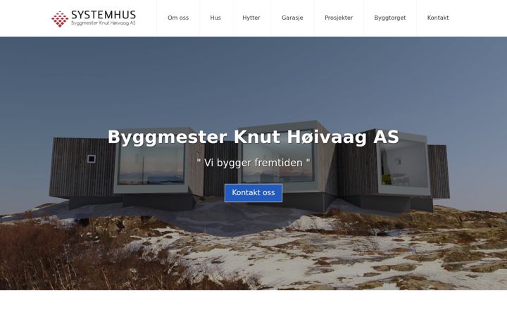 Screenshot of byggmesterhoivaag.no