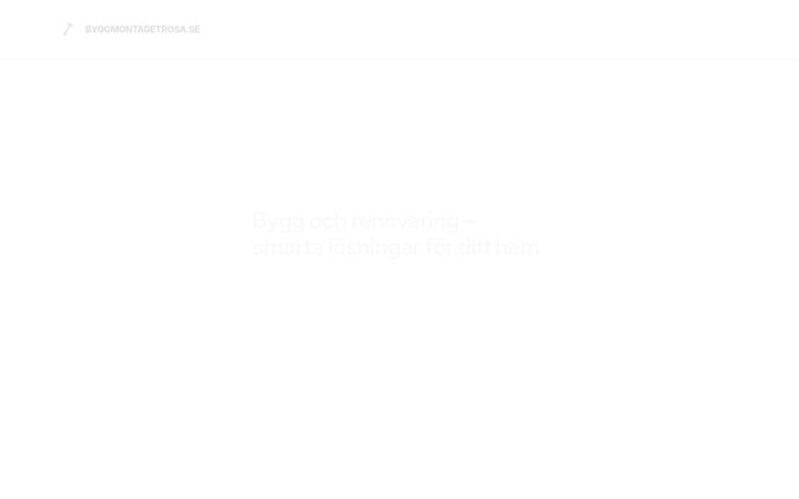 Screenshot von byggmontagetrosa.se