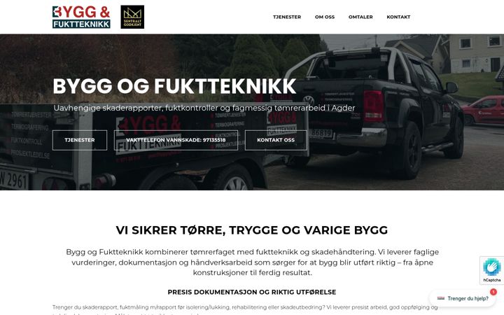 Snímek obrazovky byggogfukt.no