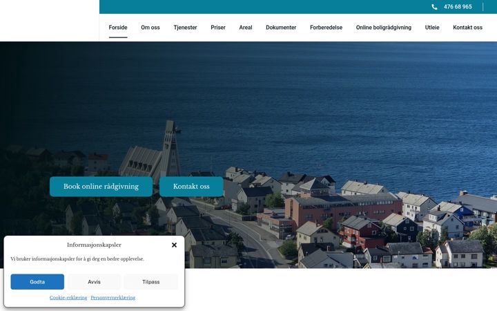 Screenshot of byggtakst-as.no