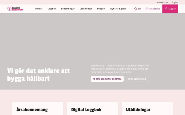Screenshot of byggvarubedomningen.se