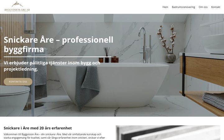 Screenshot of byggvisionare.se
