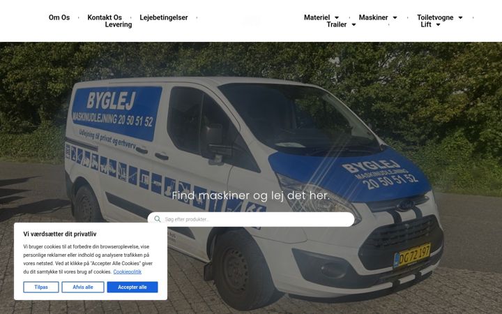 Screenshot ta' byglej.dk