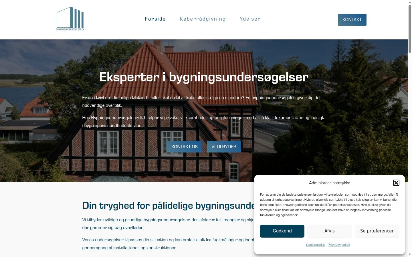 Screenshot tal-banner tal-kunsens muri qabel kwalunkwe interazzjoni
