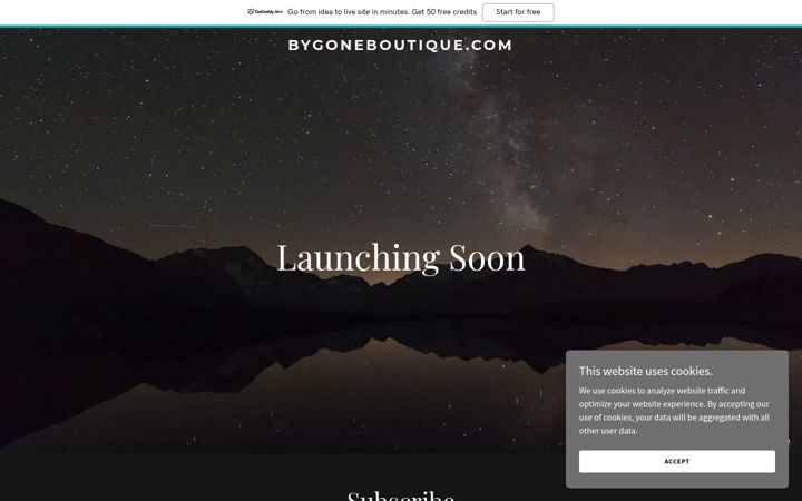 Screenshot of bygoneboutique.com