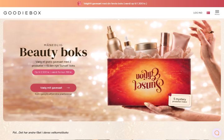 Screenshot of bygoodiebox.es