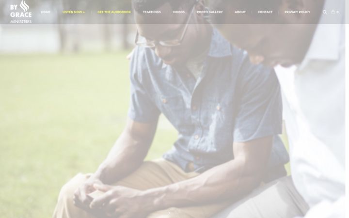 Screenshot of bygraceministries.com