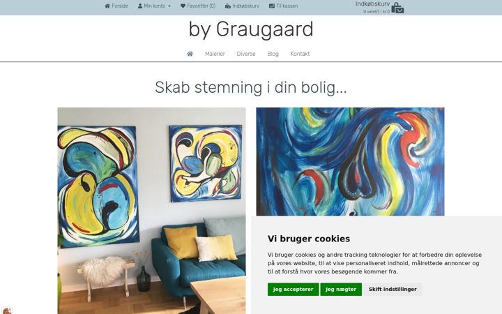 Screenshot of bygraugaard.dk