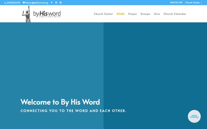 Screenshot of byhisword.church