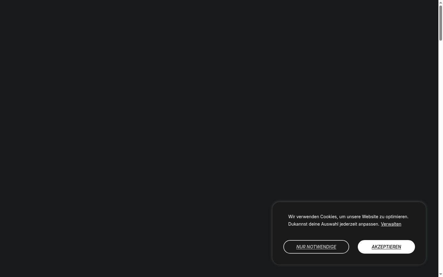 Screenshot tal-banner tal-kunsens muri qabel kwalunkwe interazzjoni