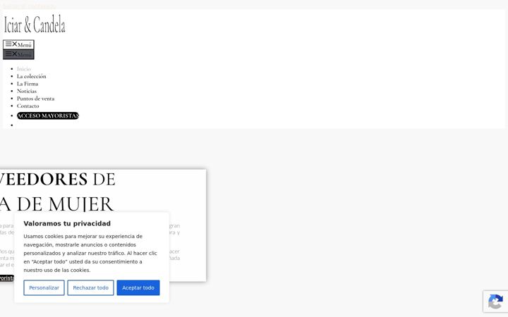 Screenshot of byiciarycandela.com