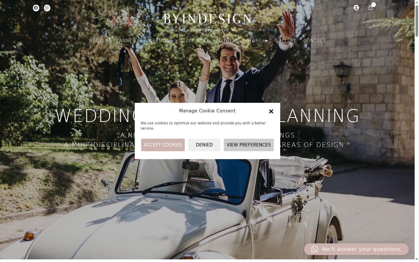 Screenshot του banner συγκατάθεσης που εμφανίστηκε πριν από οποιαδήποτε αλληλεπίδραση