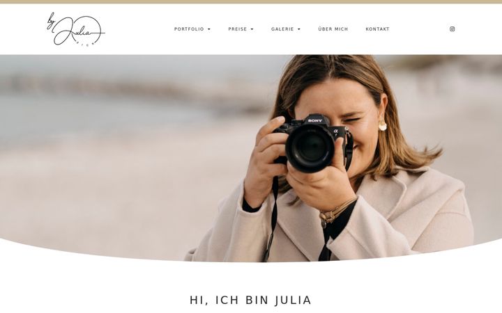 Screenshot di byjuliazick.de
