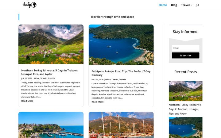 Screenshot of bykaly.com