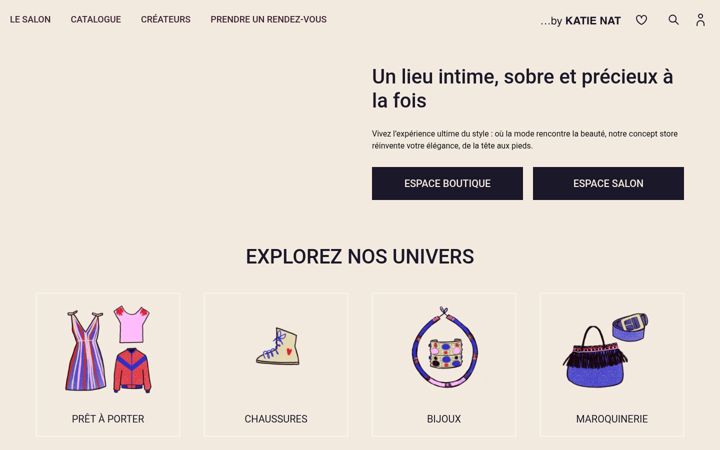 Screenshot of bykatienat.com
