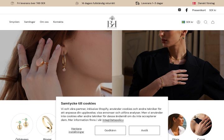 Screenshot of bykjaergaard.se