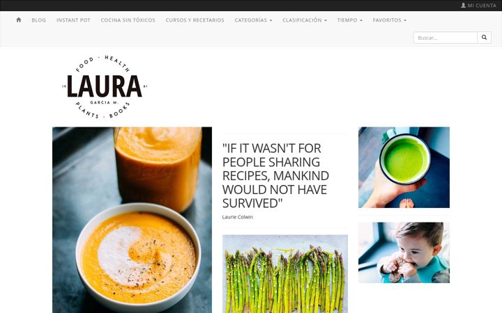 Screenshot of bylauragarcia.com