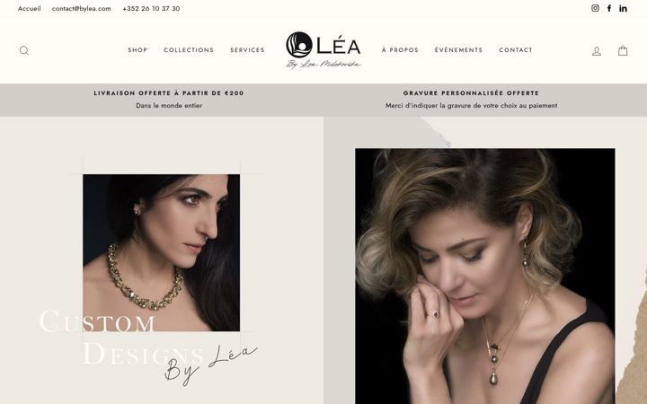 Screenshot of bylea.com