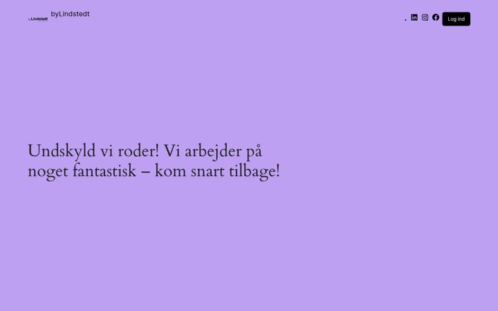 Screenshot of bylindstedt.dk