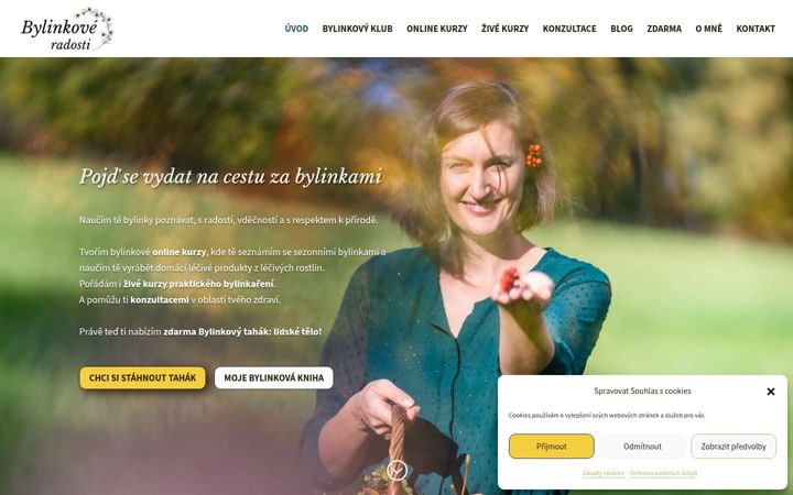 Zrzut ekranu bylinkoveradosti.cz