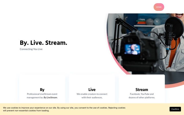 Screenshot of bylivestream.com