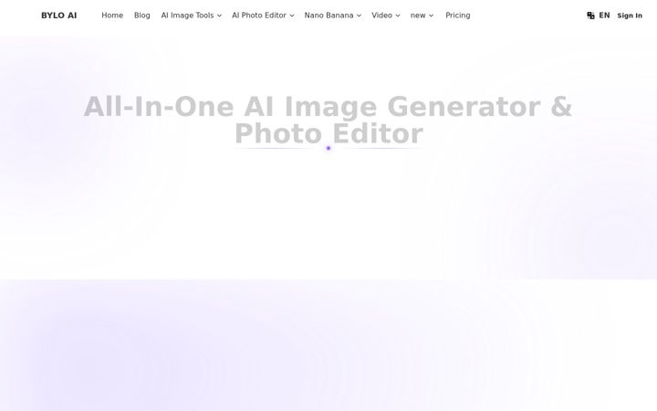 Screenshot of bylo.ai