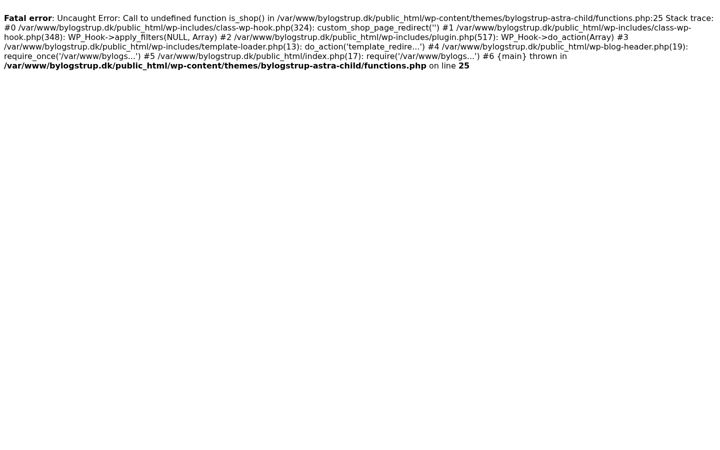 Screenshot of bylogstrup.dk
