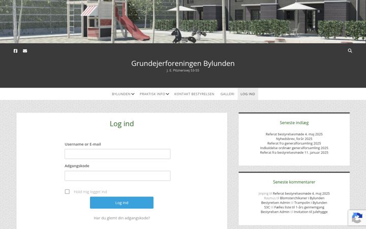 Screenshot of bylunden.dk