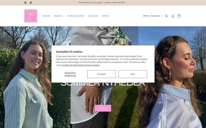 Screenshot of bylysholm.dk