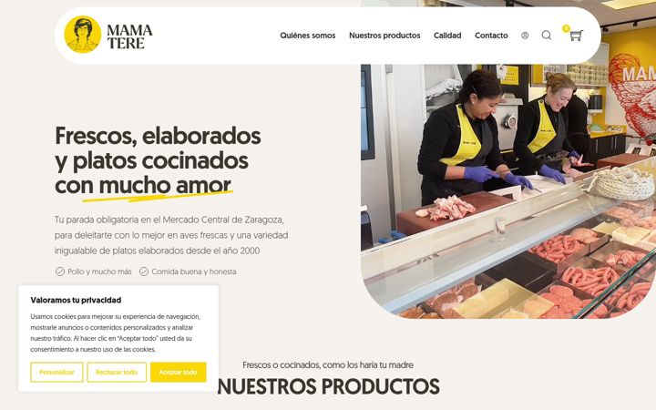 Screenshot of bymamatere.es