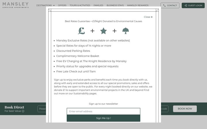 Screenshot of bymansley.com