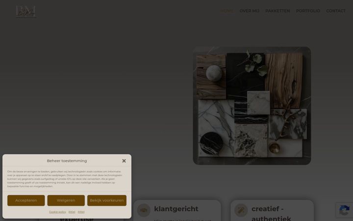 Screenshot του bymargo.nl