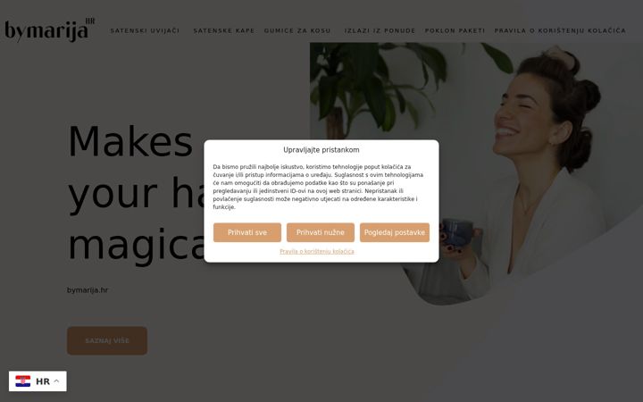 Screenshot of bymarija.hr