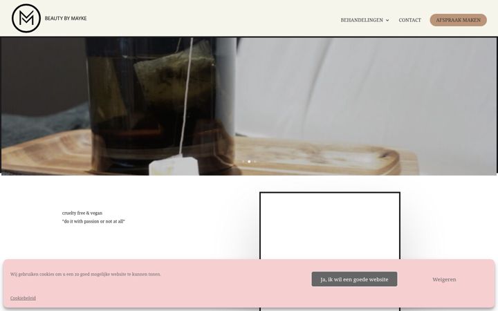 Screenshot του bymayke.nl