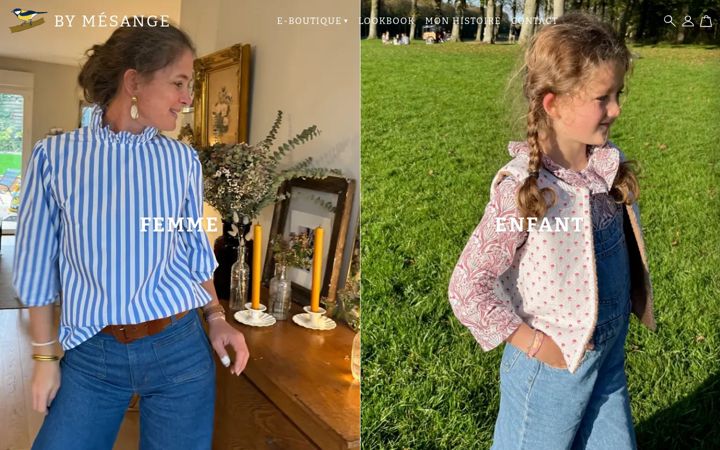 Képernyőkép: bymesange.fr