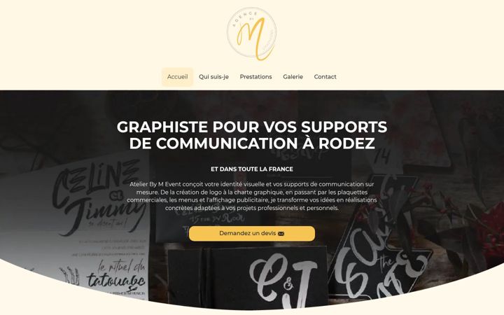 Screenshot of bymgraphisme.fr