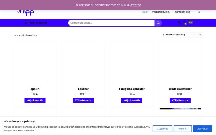 Screenshot of bymipp.se