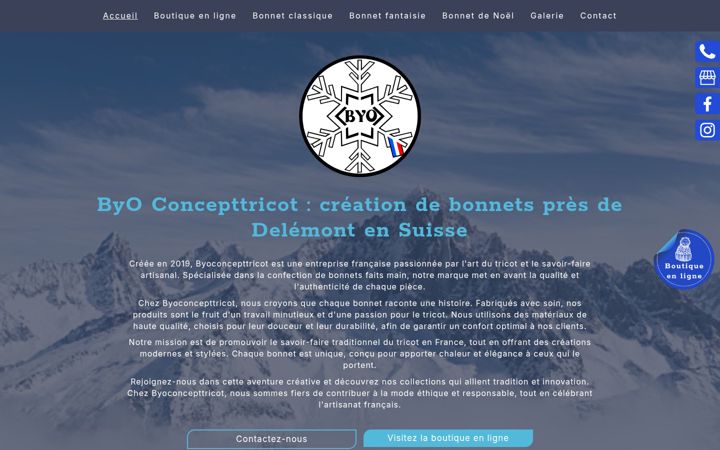 Képernyőkép: byoconcepttricot.fr