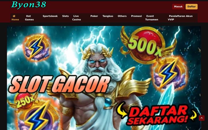 Screenshot of byon38.com