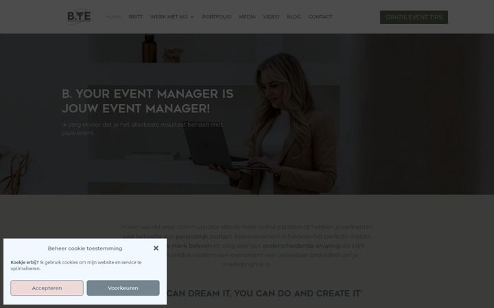 Screenshot of byoureventmanager.com