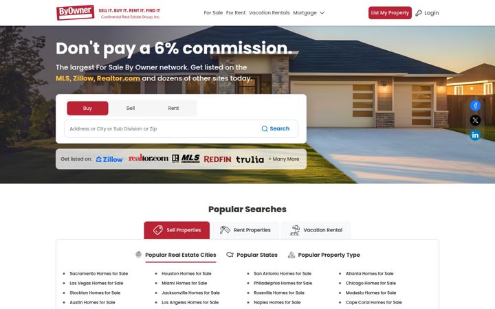 Screenshot of byowner.com